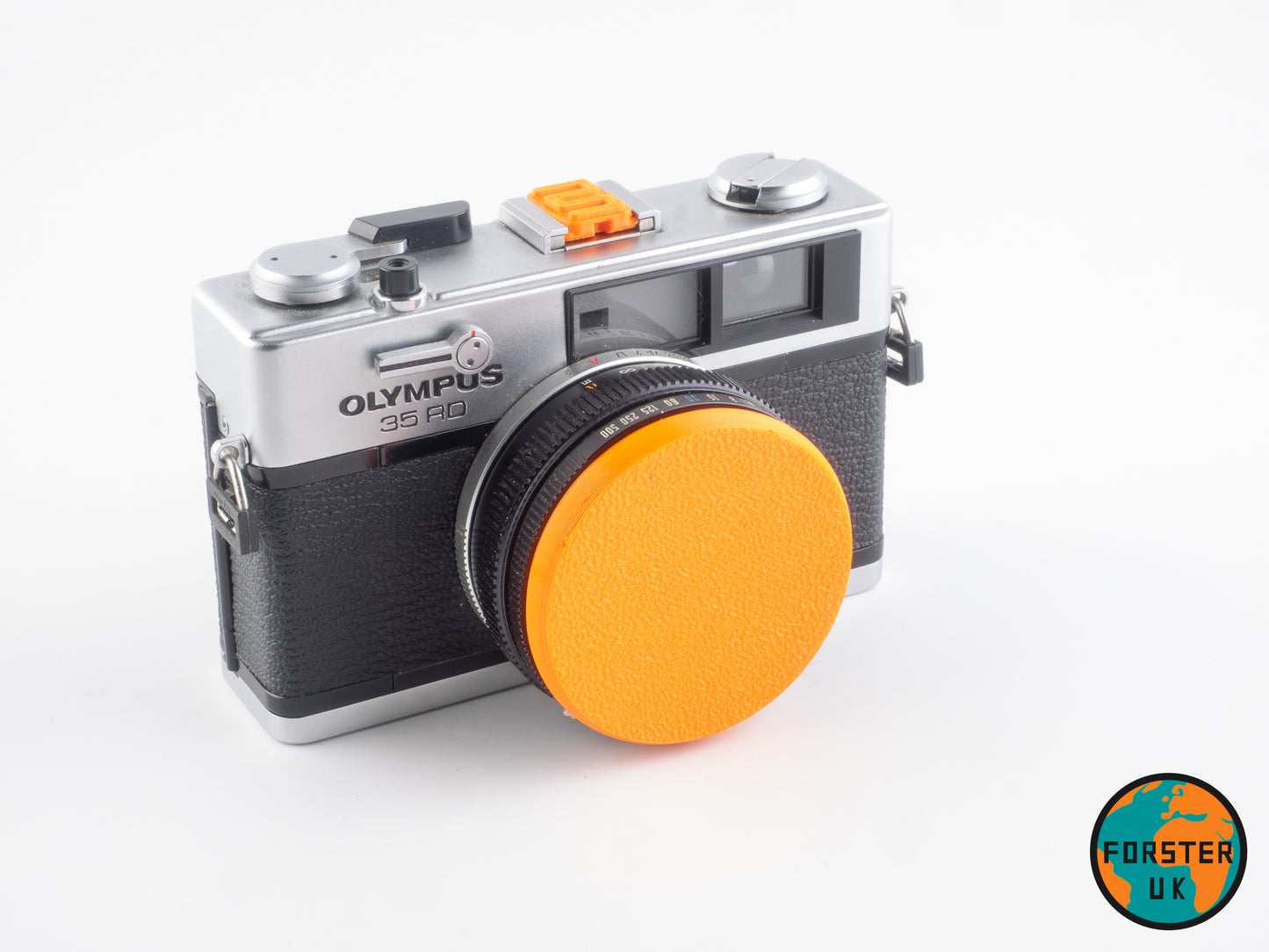 Olympus 35 SP, RD, LC, DC, UC Flexible Lens Caps & Hot Shoe Covers By Forster UK