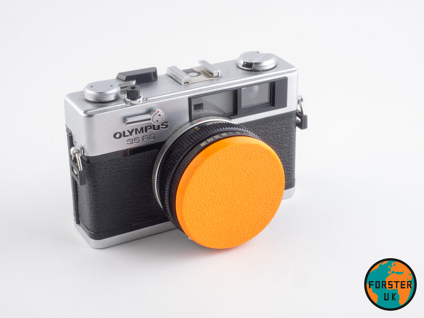 Olympus 35 SP, RD, LC, DC, UC Flexible Lens Caps & Hot Shoe Covers By Forster UK