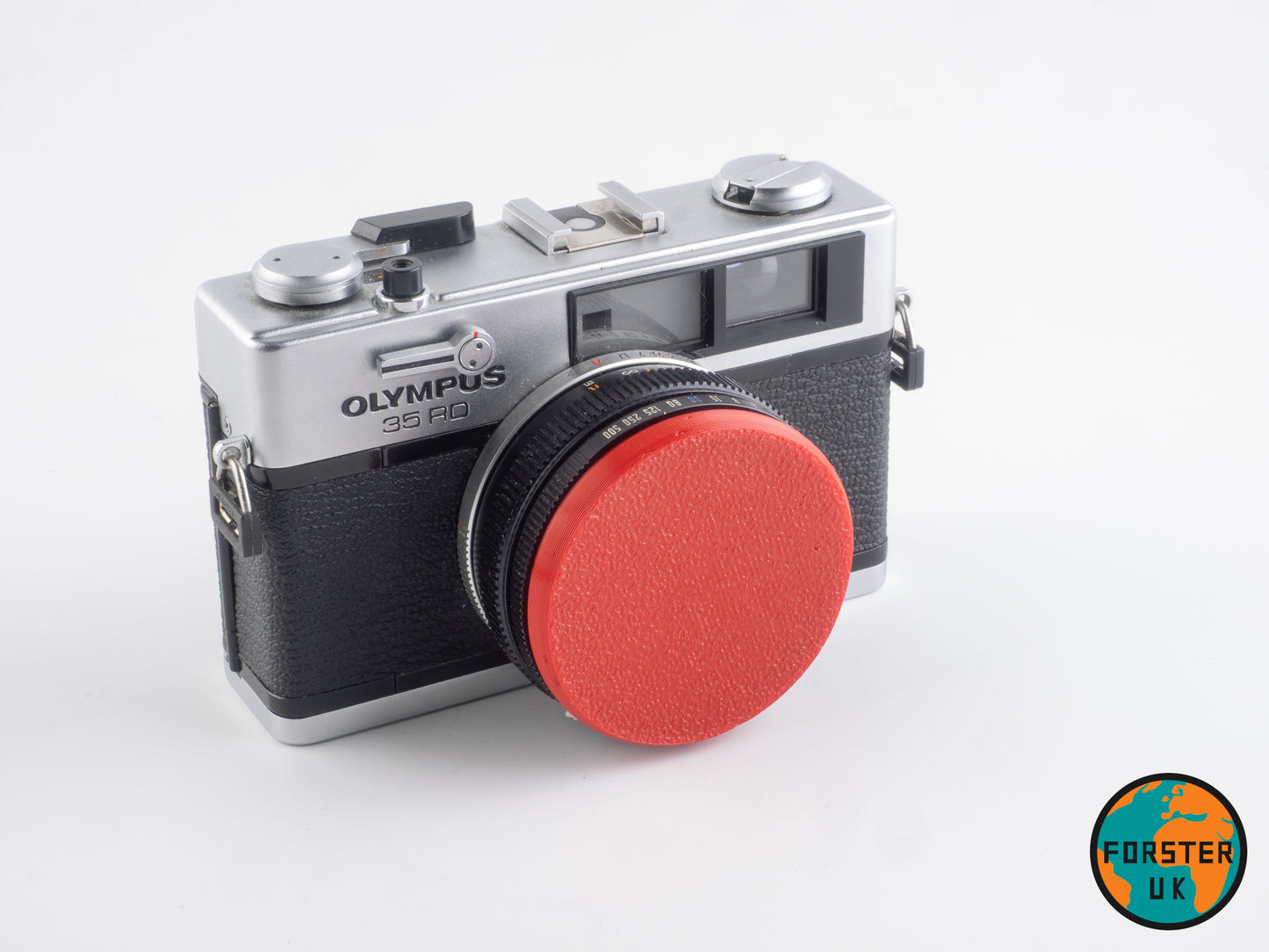 Olympus 35 SP, RD, LC, DC, UC Flexible Lens Caps & Hot Shoe Covers By Forster UK