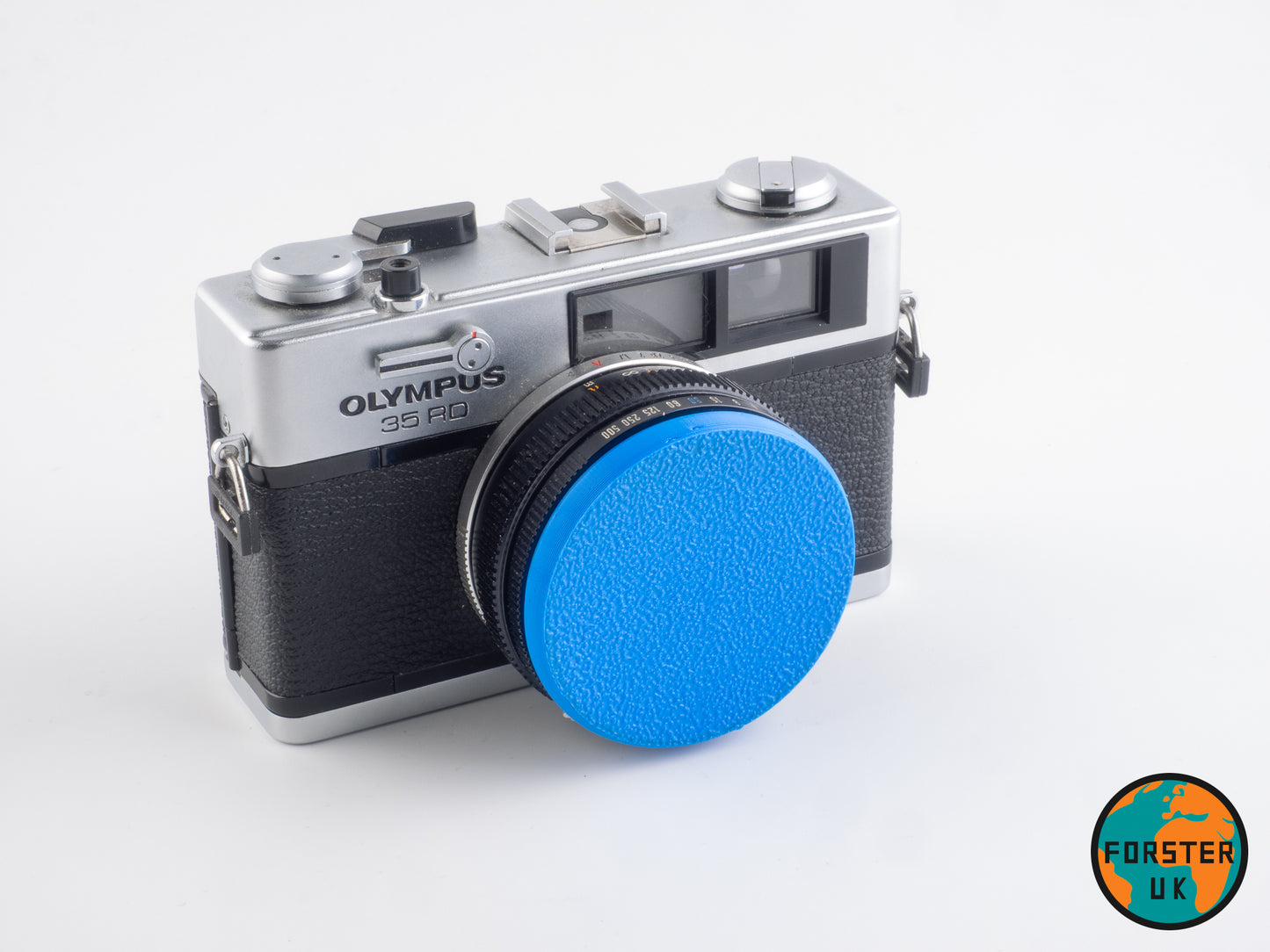 Olympus 35 SP, RD, LC, DC, UC Flexible Lens Caps & Hot Shoe Covers By Forster UK