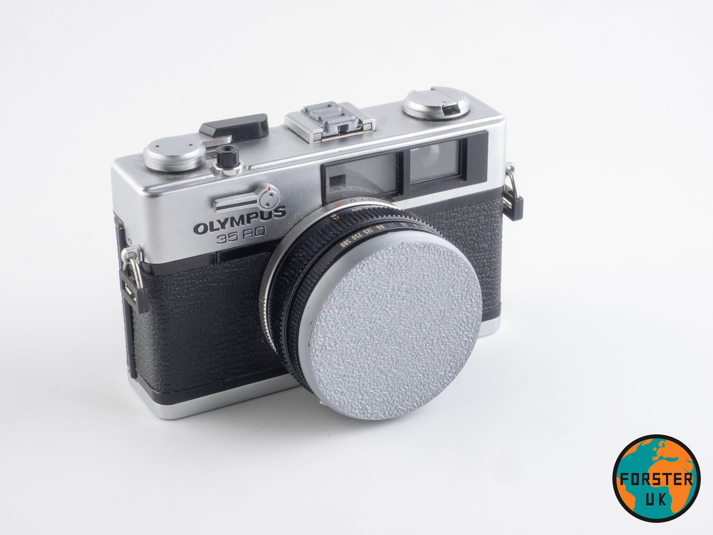 Olympus 35 SP, RD, LC, DC, UC Flexible Lens Caps & Hot Shoe Covers By Forster UK