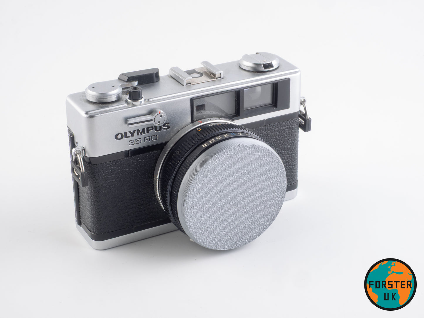 Olympus 35 SP, RD, LC, DC, UC Flexible Lens Caps & Hot Shoe Covers By Forster UK