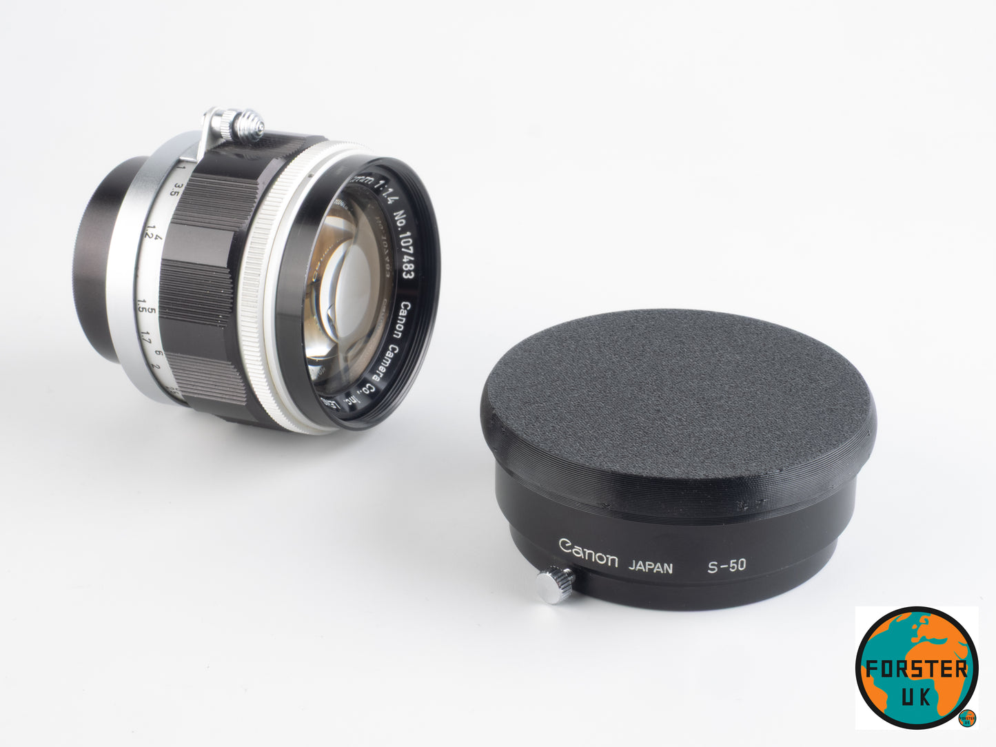Canon 50mm f/1.4 Flexible (S-50) Lens Hood Cap By Forster UK