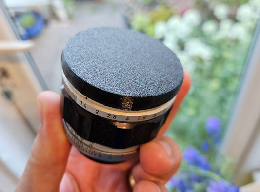 Canon 50mm f/1.4 LTM M39 Flexible Front Lens Cap By Forster UK