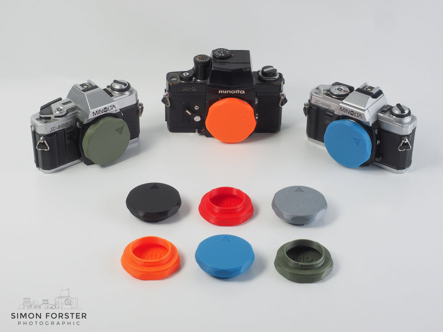 Minolta MD (SR and MC) Mount Body Caps By Forster UK