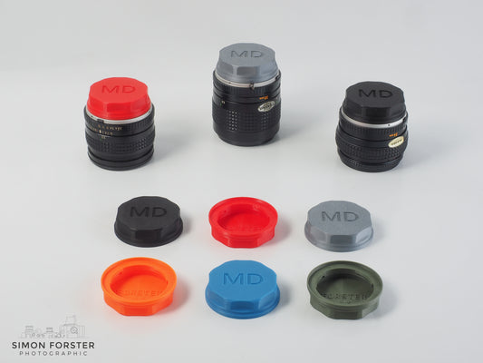 Minolta MD (SR and MC) Mount Rear Lens Caps By Forster UK
