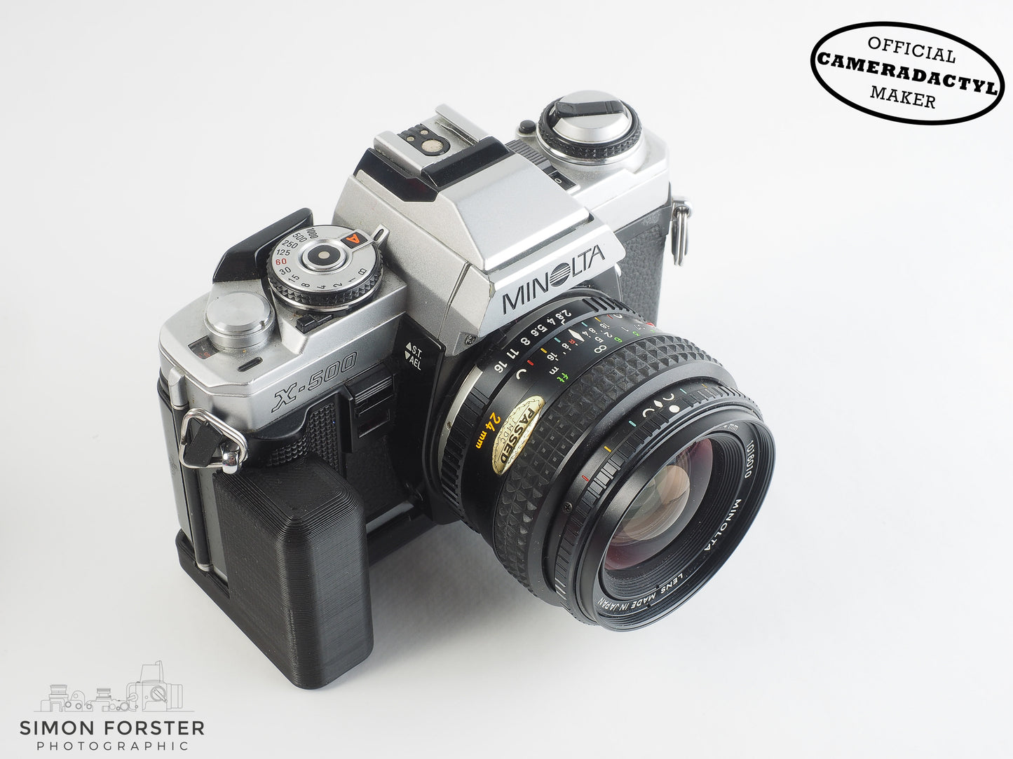 Minolta X-300 / X-500 / X-700 / X-370 / X-570 Butter Grip By Cameradactyl