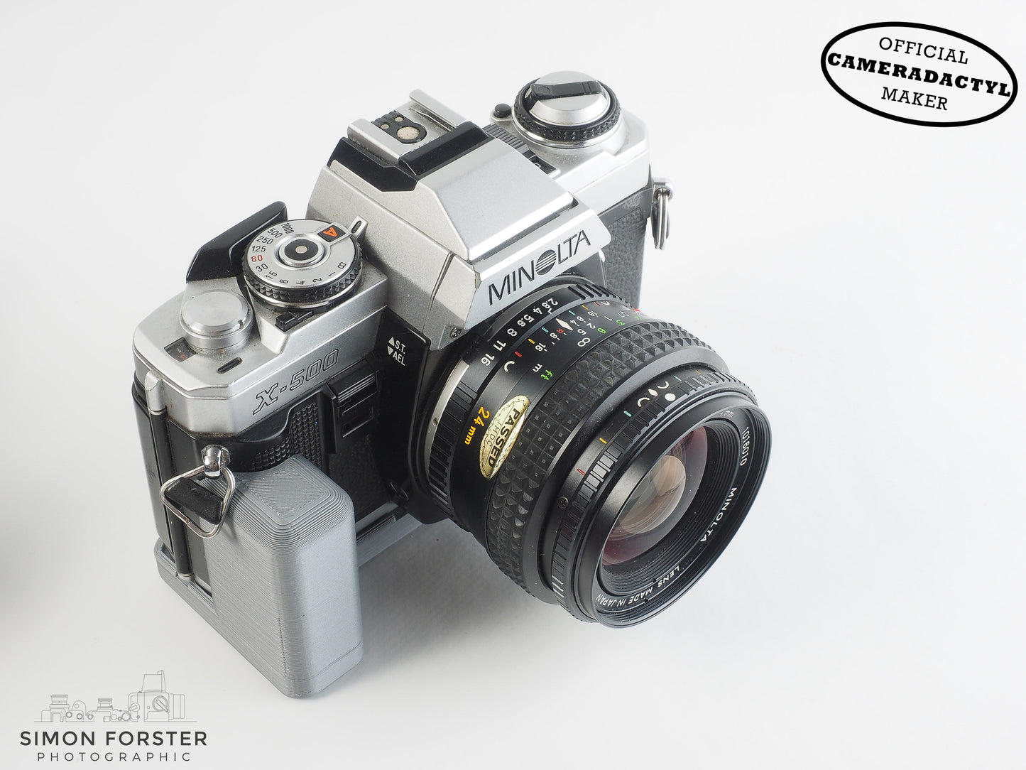 Minolta X-300 / X-500 / X-700 / X-370 / X-570 Butter Grip By Cameradactyl