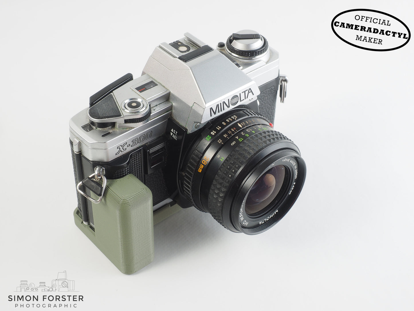Minolta X-300 / X-500 / X-700 / X-370 / X-570 Butter Grip By Cameradactyl