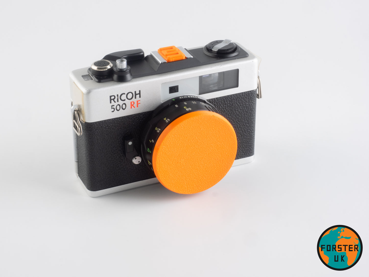 RICOH 500 RF, 35 ZF Flexible Lens Caps & Hot Shoe Covers By Forster UK