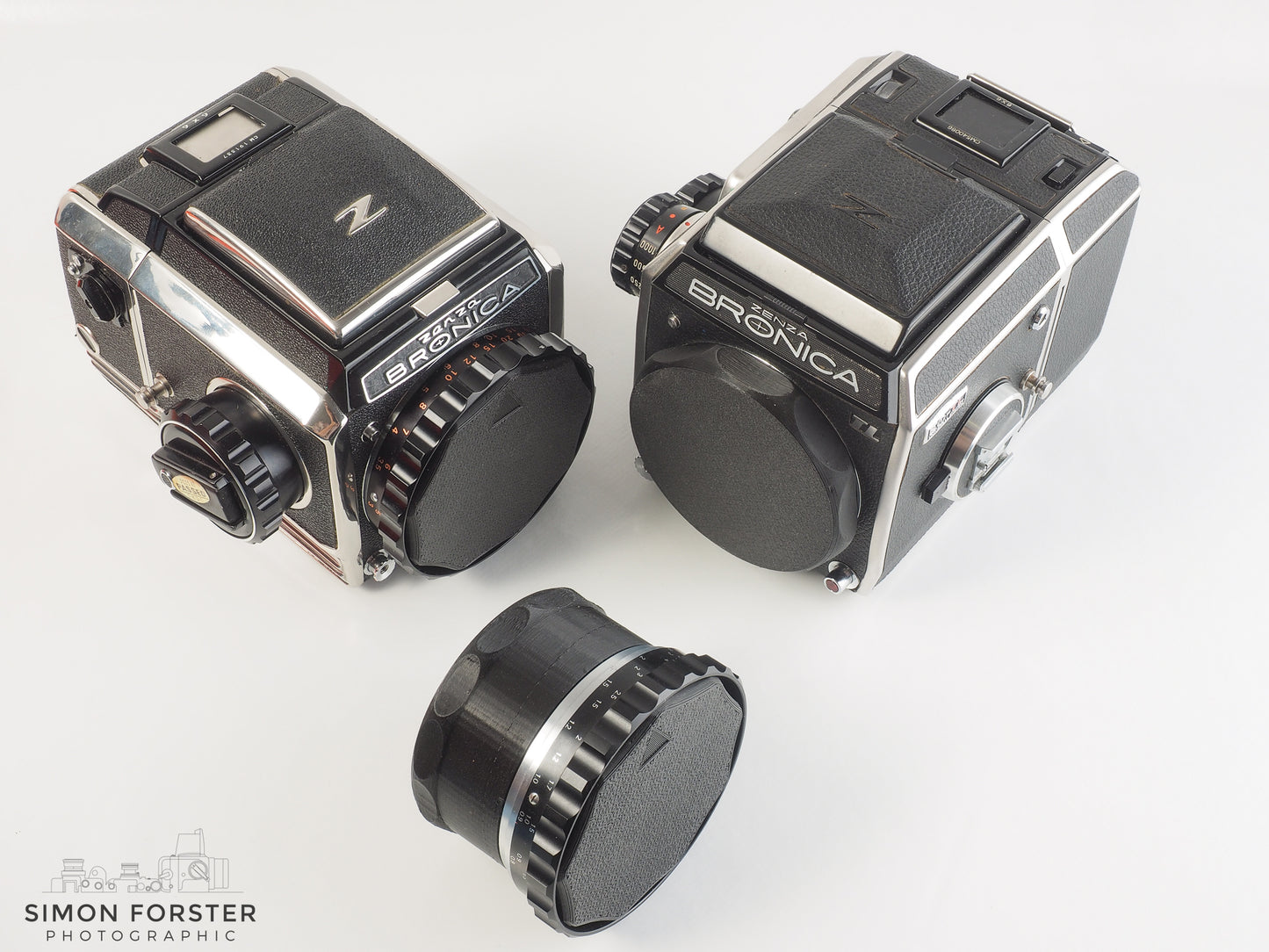 Bronica S, S2, EC, EC TL, C & D Body & Helicoid Cap By Forster UK