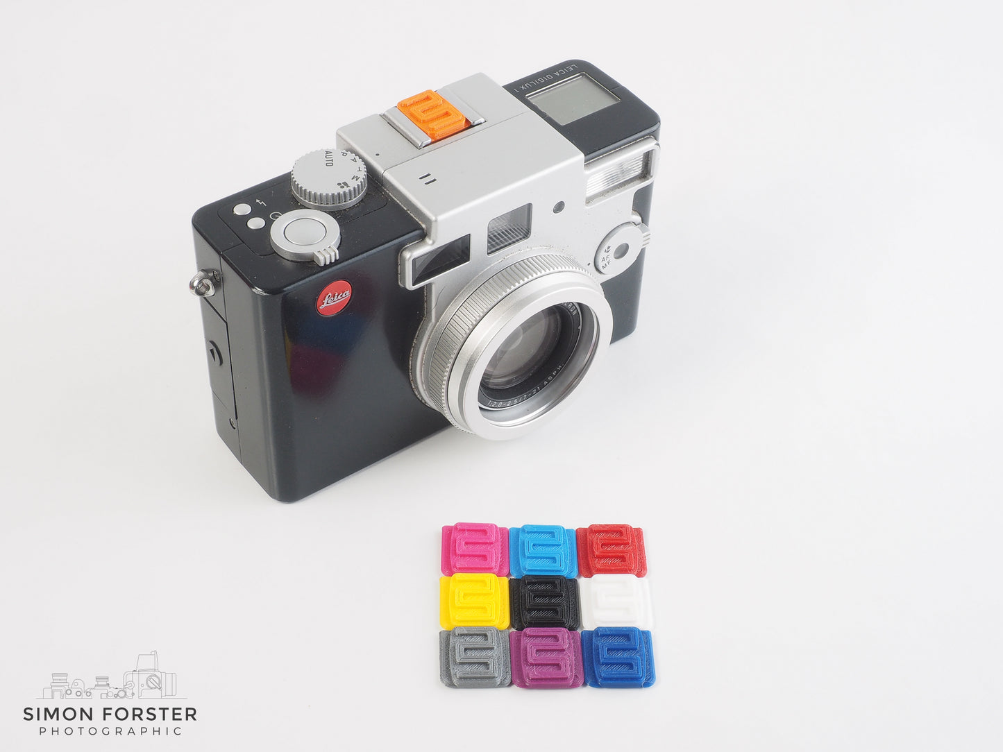 Leica Digilux 1 Flexible Lens Caps And Hot Shoe Covers By Forster UK