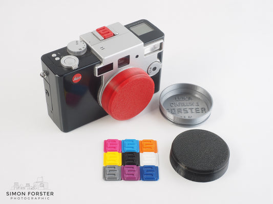 Leica Digilux 1 Flexible Lens Caps And Hot Shoe Covers By Forster UK