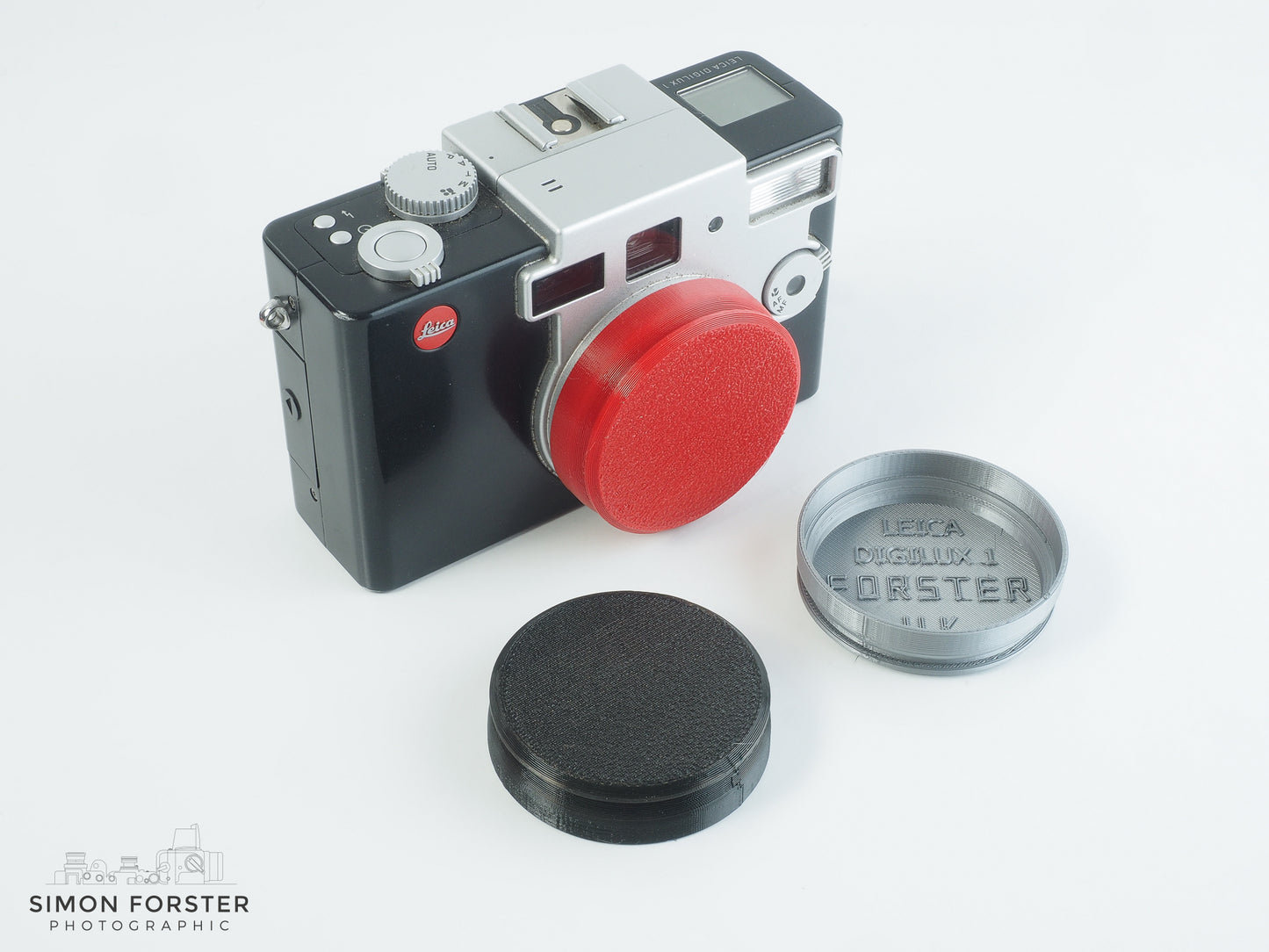 Leica Digilux 1 Flexible Lens Caps And Hot Shoe Covers By Forster UK