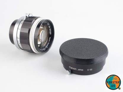 Canon 50mm f/1.4 Flexible (S-50) Lens Hood Cap By Forster UK