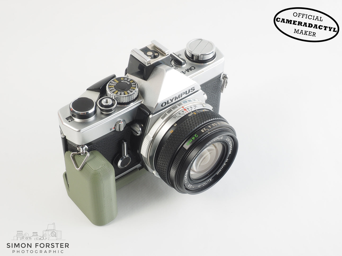 Olympus OM-1 / 2 / 2n / 2s / 3 / 4 / 4Ti Butter Grip By Cameradactyl