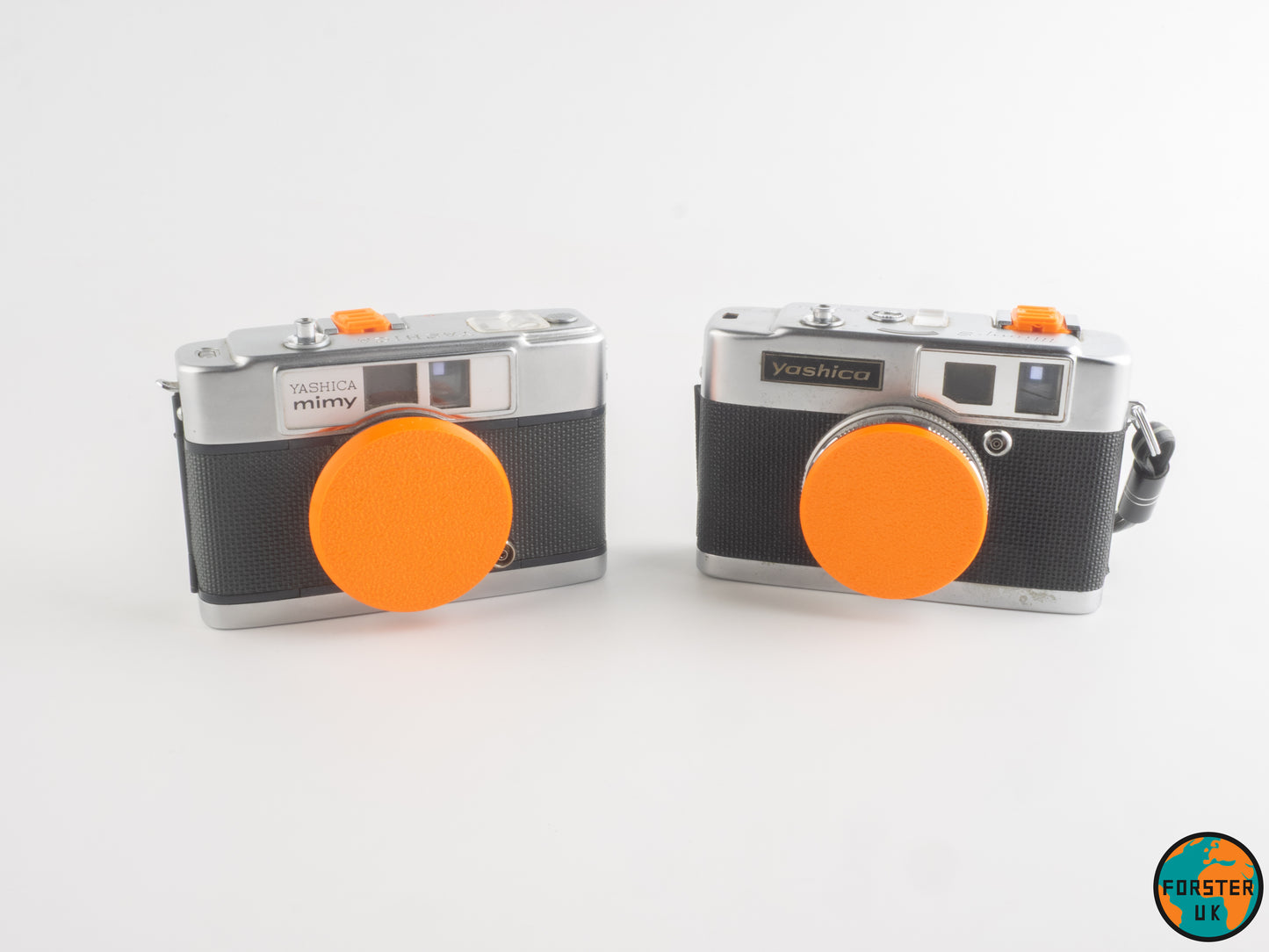 Yashica Mimy & Mimy-S Flexible Lens Caps & Hot Shoe Covers By Forster UK