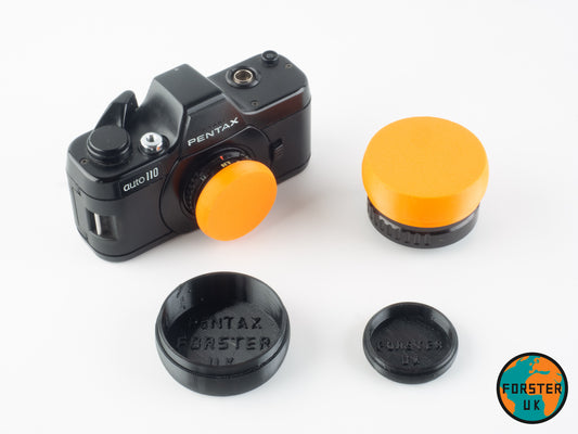 Pentax Auto 110 Flexible Front Lens Caps By Forster UK