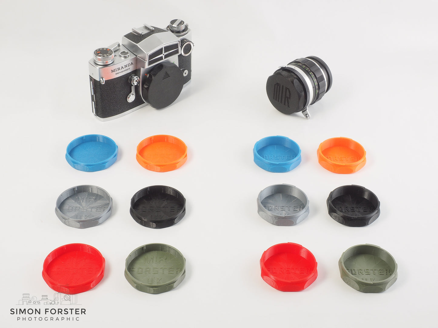 Miranda Bayonet Body & Rear Lens Caps By Forster UK