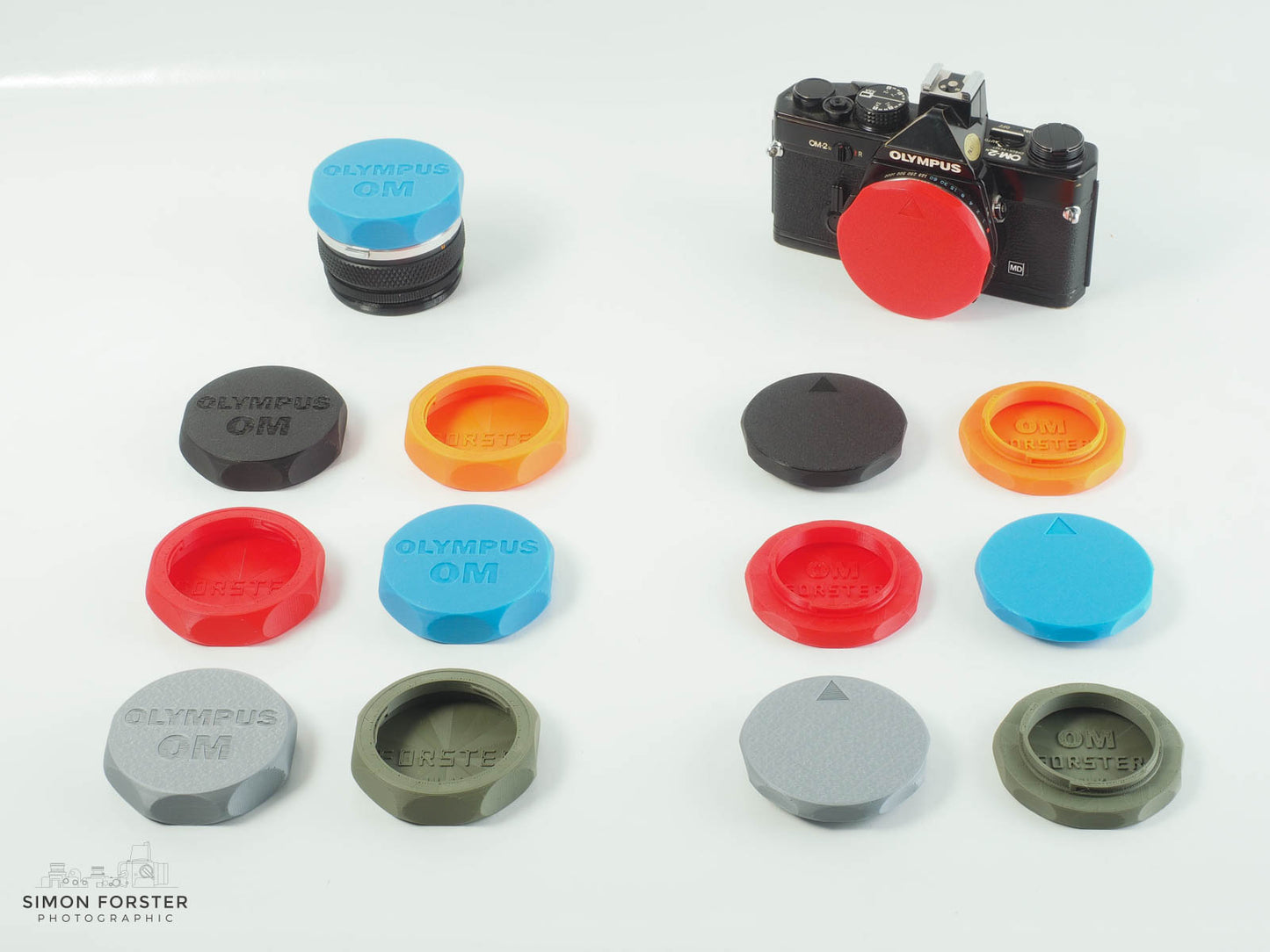 Olympus OM Mount Rear Lens Caps & Body Caps By Forster UK