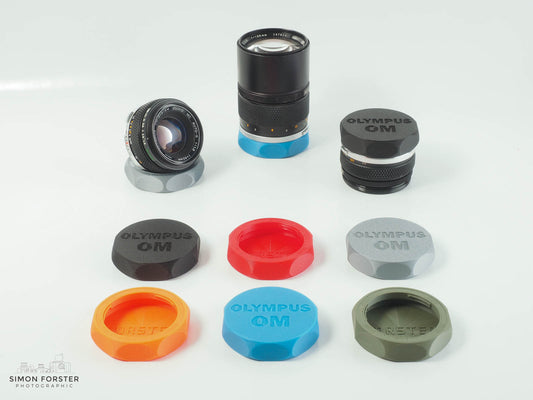 Olympus OM Mount Rear Lens Caps By Forster UK