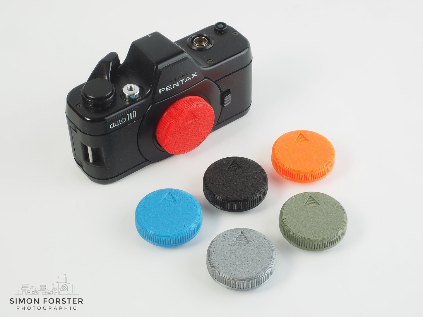 Pentax Auto 110 Body & Lens Caps By Forster UK