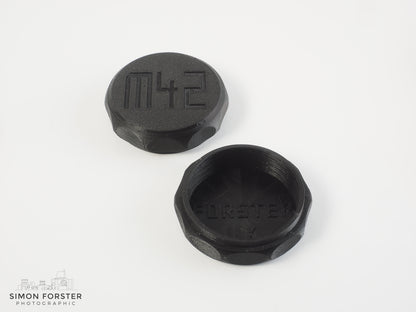 M42 Screw Mount Rear Lens Caps By Forster UK