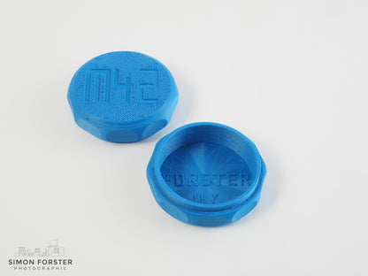 M42 Screw Mount Rear Lens Caps By Forster UK