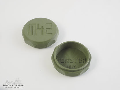 M42 Screw Mount Rear Lens Caps By Forster UK