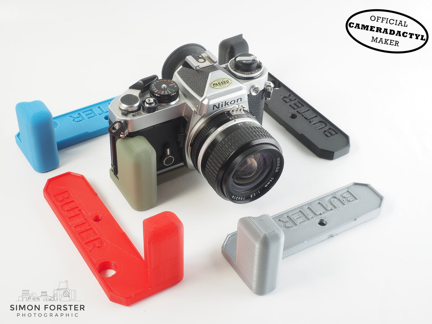 Nikon FE / FM / FM2 / FE2 Butter Grip By Cameradactyl