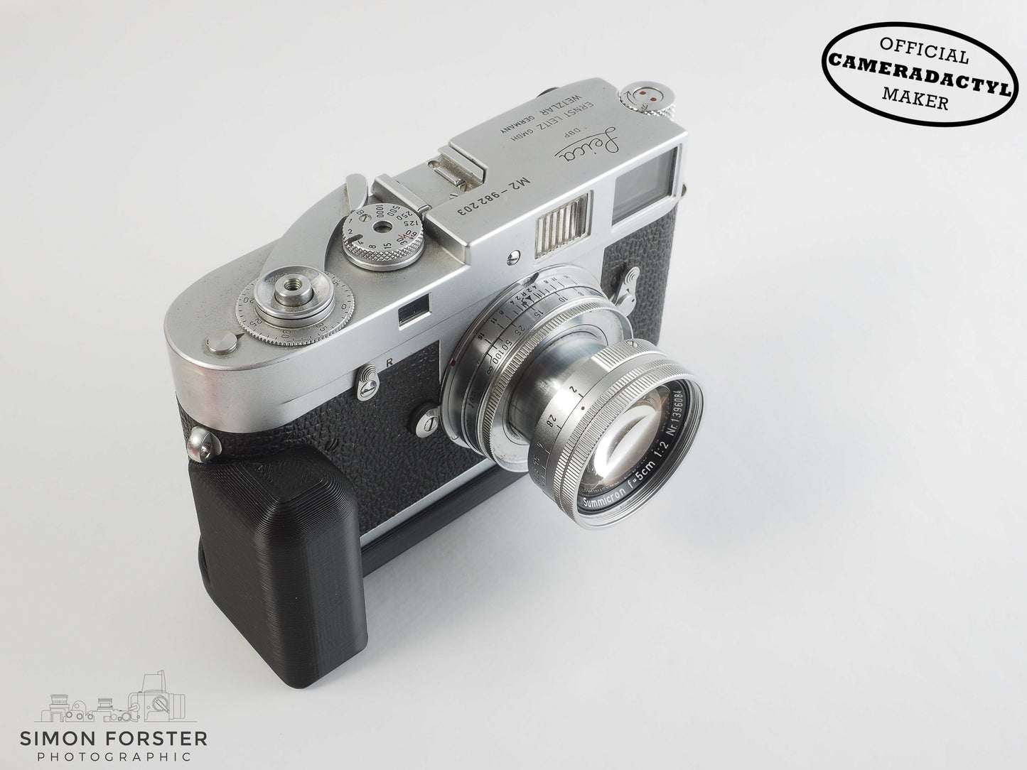 Leica M Series Butter Grip By Cameradactyl (fits all M Film cameras except the M5 & 246)