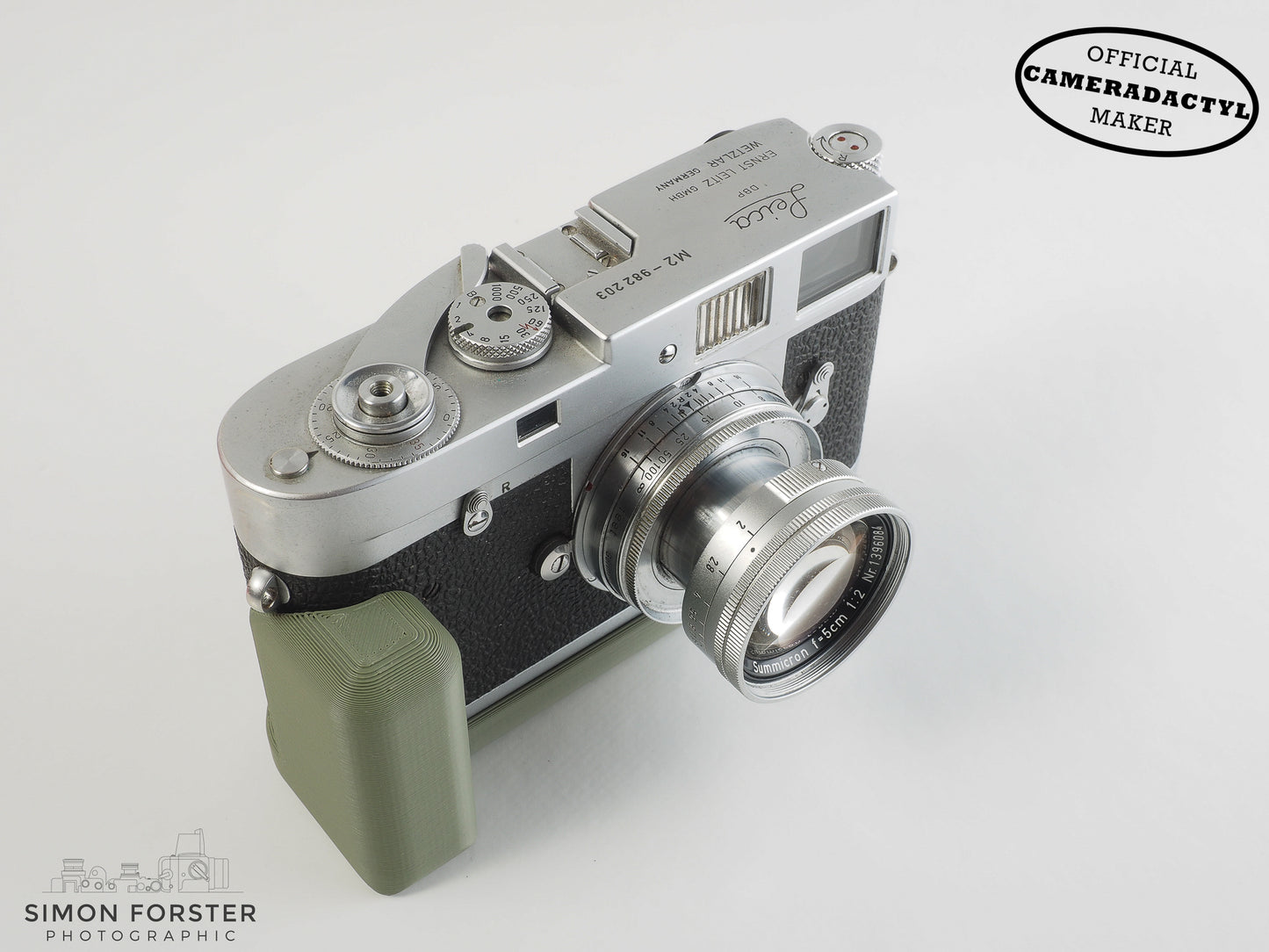 Leica M Series Butter Grip By Cameradactyl (fits all M Film cameras except the M5 & 246)