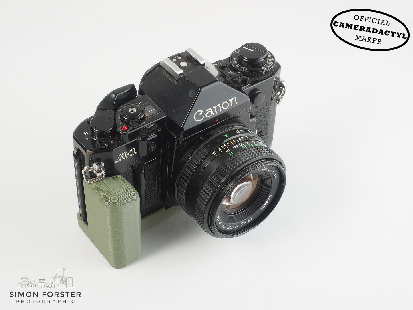 Canon A-1 Butter Grip By Cameradactyl