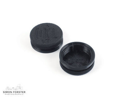 DKL VT Voigtlander Vitessa T & Braun Super Colorette II Rear Lens Cap By Forster UK